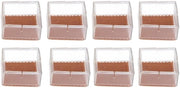 Protezioni per gambe delle sedie antiscivolo - 8 pezzi - Tappi quadrati per mobili - Silicone - Protezione per pavimento - Resistenti ai graffi e duraturi