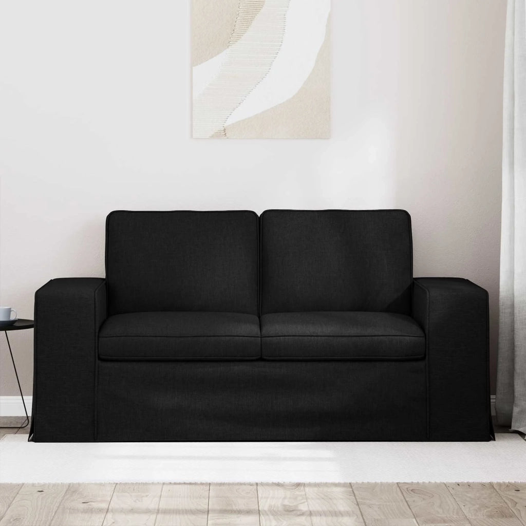 Divano | Divano da soggiorno | Sofa Nero 162 x 80 x 82 cm Tessuto