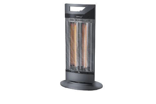 Steba 39.31.00 CH 1 ECO Riscaldatore a Infrarossi in Fibra di Carbonio 1000 W Oscillazione Regolabile Silenzioso colore Nero-Antracite