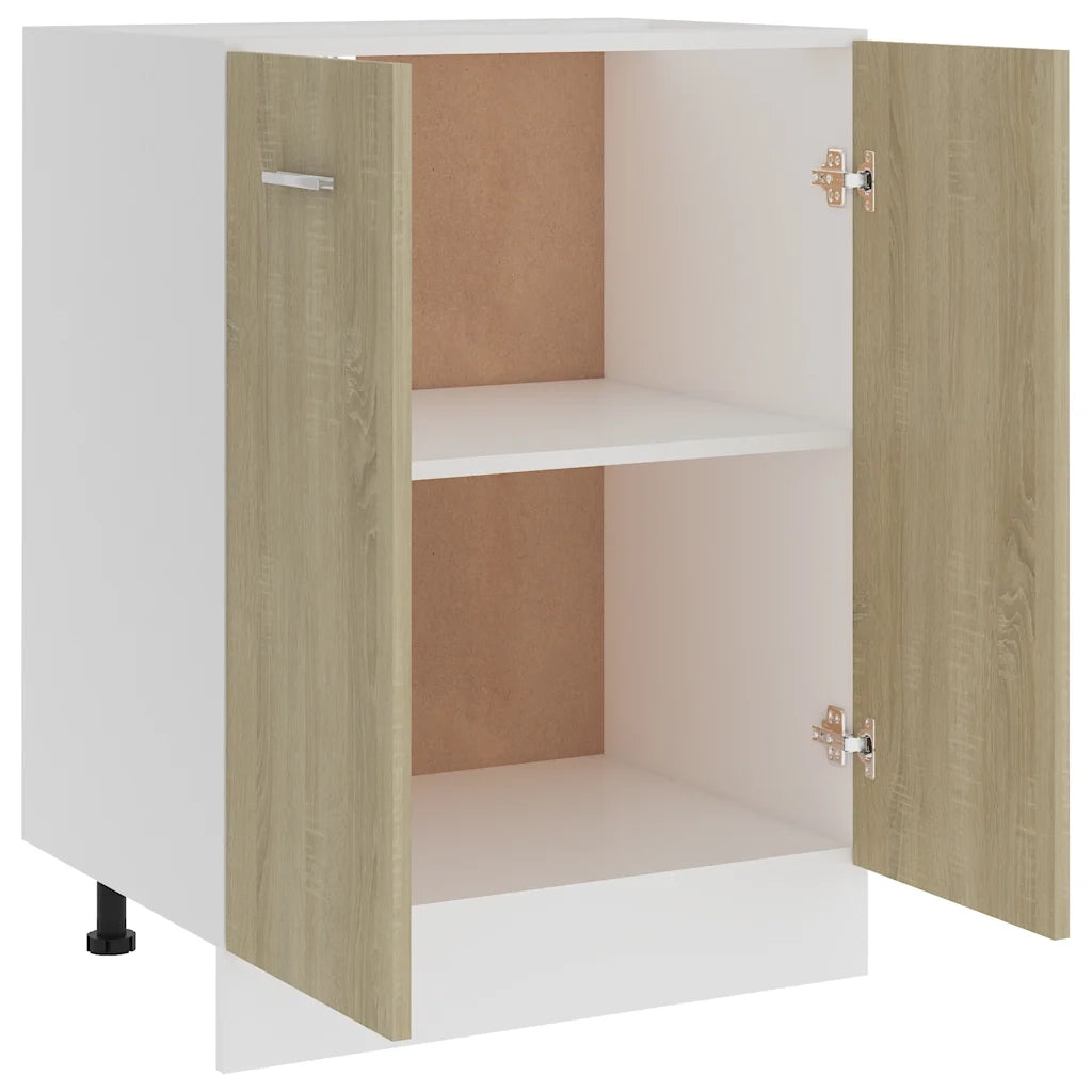 Pensile da cucina | Armadio Inferiore ¡°Lyon¡± Rovere Sonoma 60x46x81,5 cm