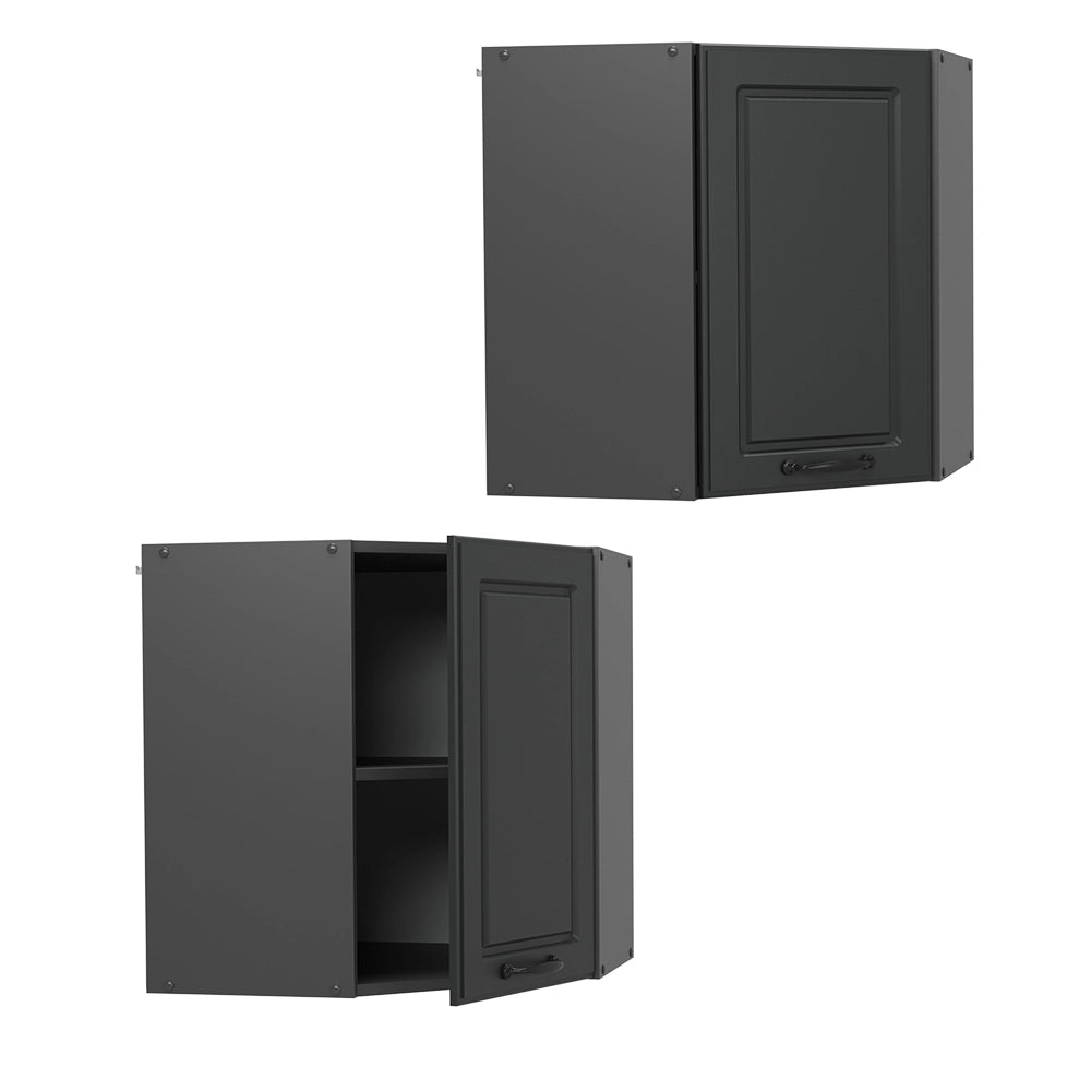 Vicco Mobile angolare da cucina Antracite casa di campagna 57 cm