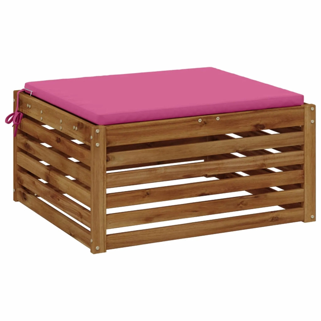 Cuscino per Sedia in Unico Pezzo SOEST 100% Poliestere Rosa 944981