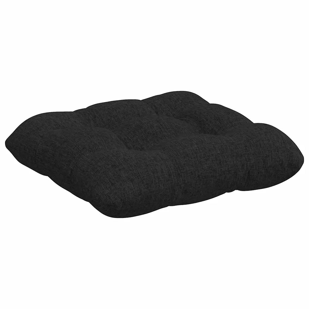 Cuscini per Seduta 4 pz | Cuscini per sedie Nero 40 x 40 x 12 cm Tessuto