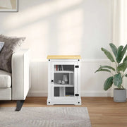 Mobile HiFi Bianco 60 x 50 x 82 cm Pino massello 42024948