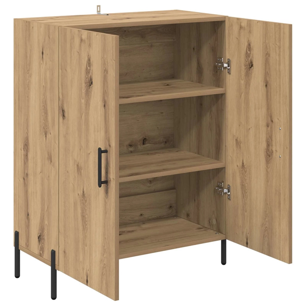 Credenza Rovere artigianale 69,5 x 34 x 90 cm Legno multistrato