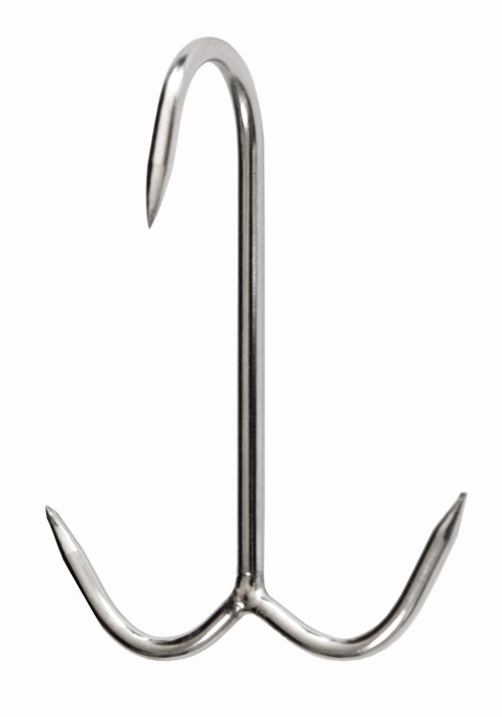 GANCIO INOX PER MACELLAIO ANCORA 120 X 6 MM*- 10,0 pz