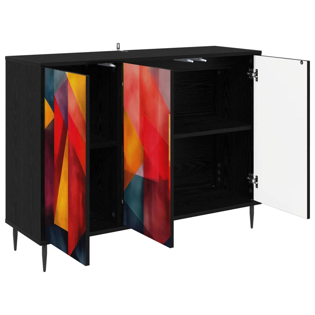 Credenza HEESCH Rovere Nero 102 x 33 x 76 cm 8006978