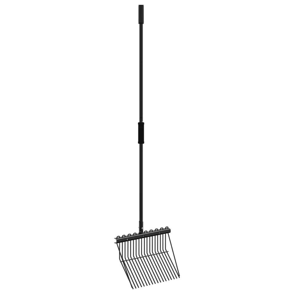 Forcone con 18 Denti Nero in Acciaio 3209561