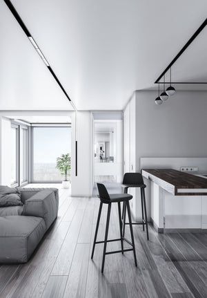 Barra Magnetica 100 cm per Sistema Illuminazione Binario  Nero