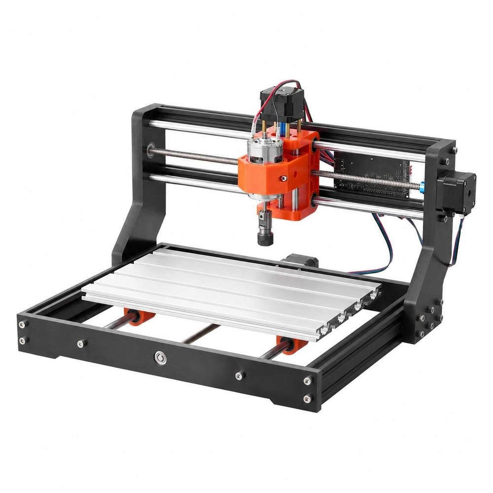 3018 CNC Milling Machine, 60W Spindle, 3-axis Engraving Machine, Working Area Of 300x180x40 Mm, Offline Control, Aluminum Alloy Housing, For Carving & Cutting Wood & Acrylic