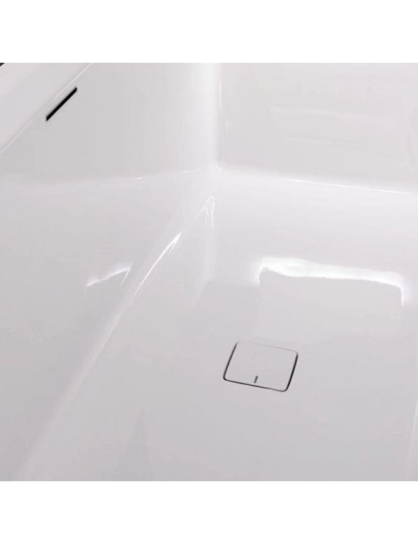 RIHO FALL STILL SQUARE 170x75 cm vasca da bagno in acrilico con cascata