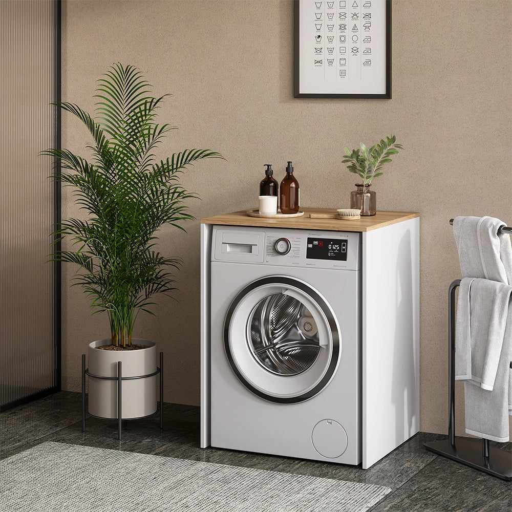 Vicco Mobile lavatrice Bianco/Artisan 68 x 88.2 cm