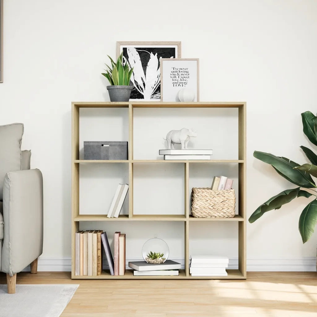 vidaXL Libreria Divisorio Rovere Sonoma 102x29x103,5 cm in Truciolato