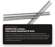 Viti a barra in acciaio inossidabile M4x20mm - 20 pezzi - Duraturo - Resistenti all'usura - In pastina di acciaio - Spiga di filo