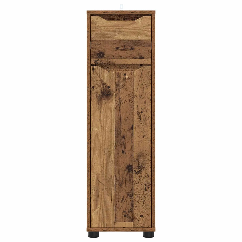 Mobile da Bagno con cassetto Legno vecchio 30,5 x 30 x 101 cm 888745