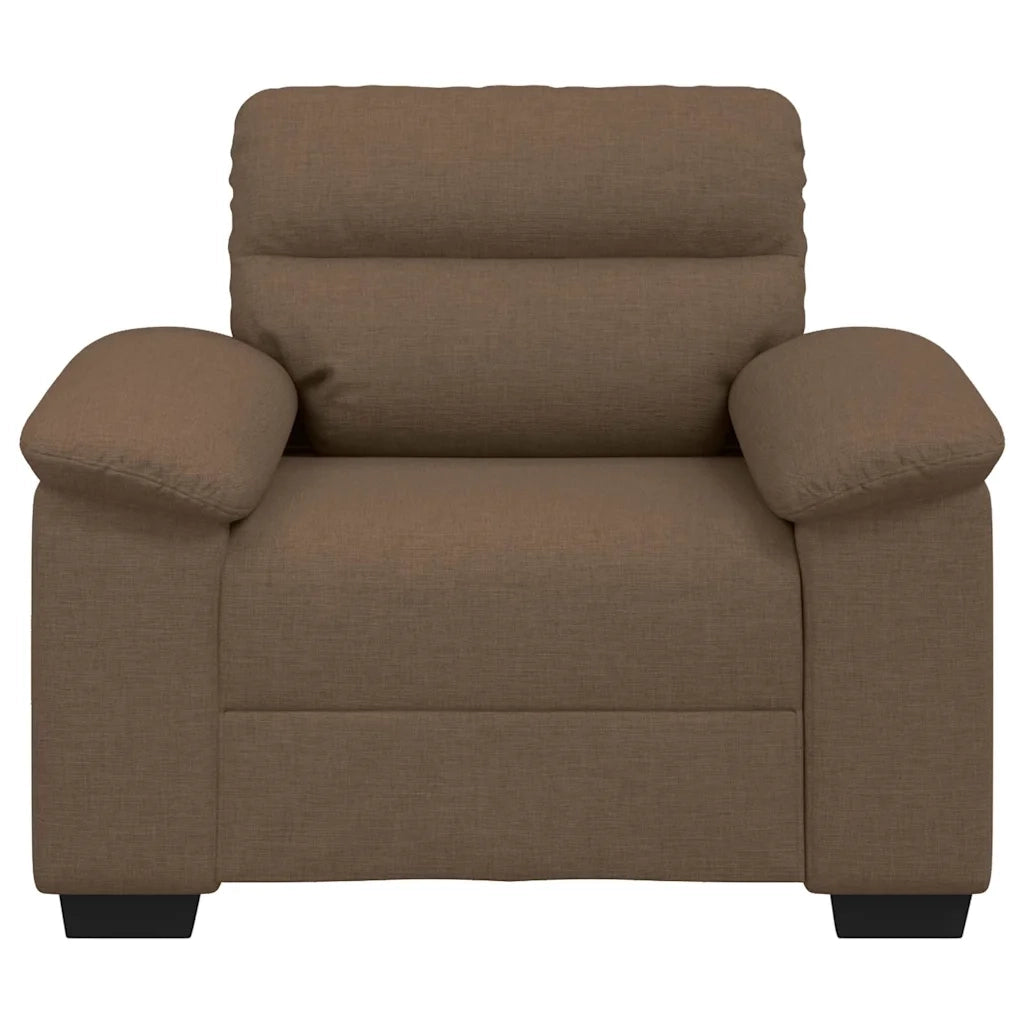 Poltrona Marrone 100x81x84 cm in Tessuto 4105291