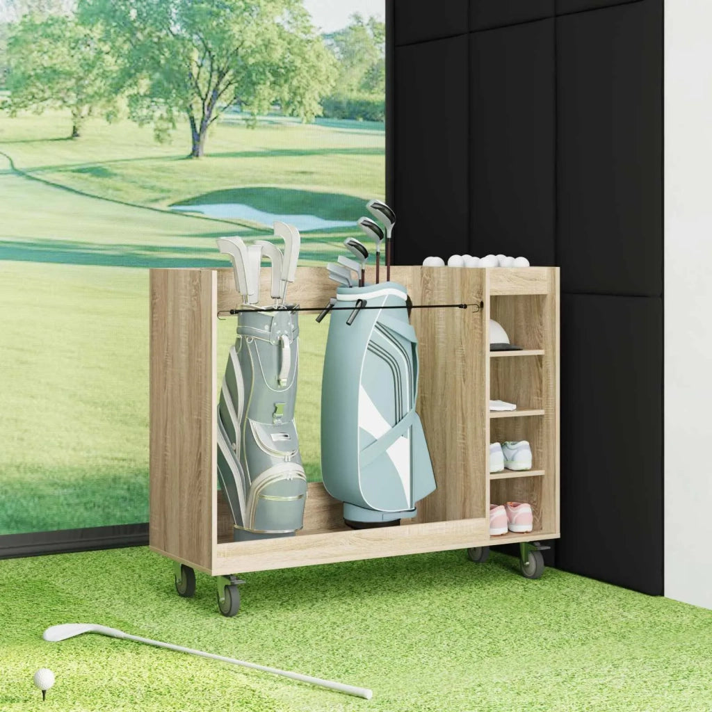 Armadio per Golf con ruota Rovere Sonoma 120 x 45 x 98 cm 899473