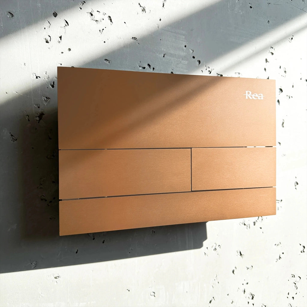 Pulsante Per Supporto Set Da Incasso Wc K011a-q Rea T Brush Copper/brushed Rose Gold