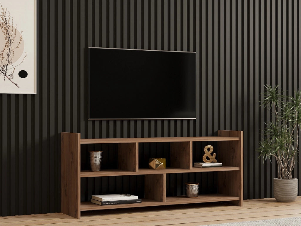 Mobile porta TV in legno "Pera" - 117 x 28 x 55 cm - Pino atlantico