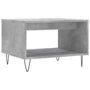 Tavolino da salotto | Tavolino da caff¨¨ | Tavolino da Soggiorno Grigio Cemento 60x50x40cm Legno Multistrato