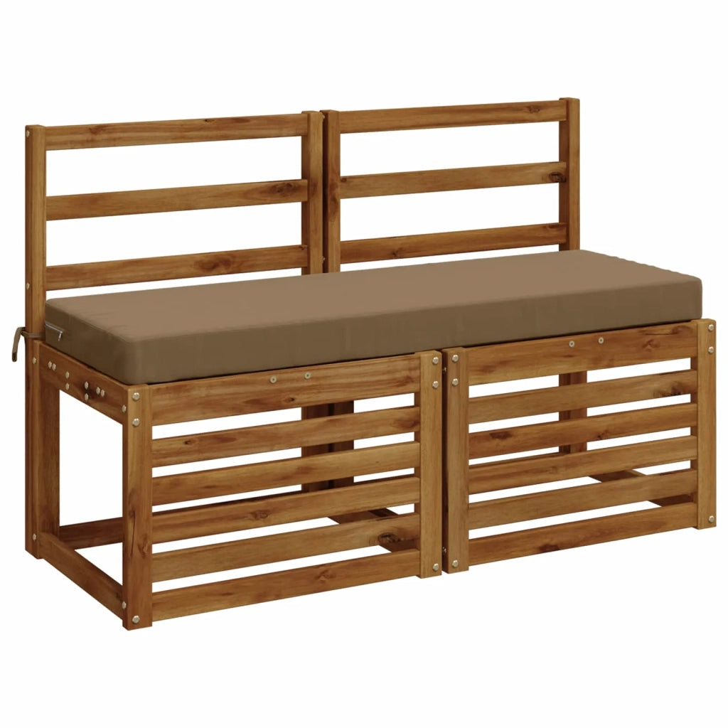 Cuscini per Panchina a 2 Pezzi SOEST 2 pz 100% Poliestere 949771
