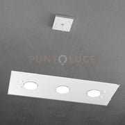 PATH SOSPENSIONE 3+2 LUCI BIEMISSIONE BIANCO 1141-S3 R+2-BI