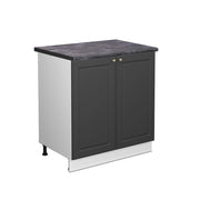 Mobile lavello cucina Fame-Line Oro-antracite rustico/Bianco 80 cm, PL Antracite Vicco
