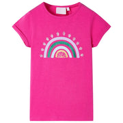 Maglietta da Bambina Rosa Scuro 116cod mxl 117274