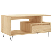 Tavolino da salotto | Tavolino da caff¨¨ | Tavolino da Soggiorno Rovere Sonoma 90x49x45 cm Legno Multistrato