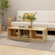 Tavolino da Salotto-Tavolino da soggiorno-Tavolo 110x50x34 cm Legno Massello di Pino