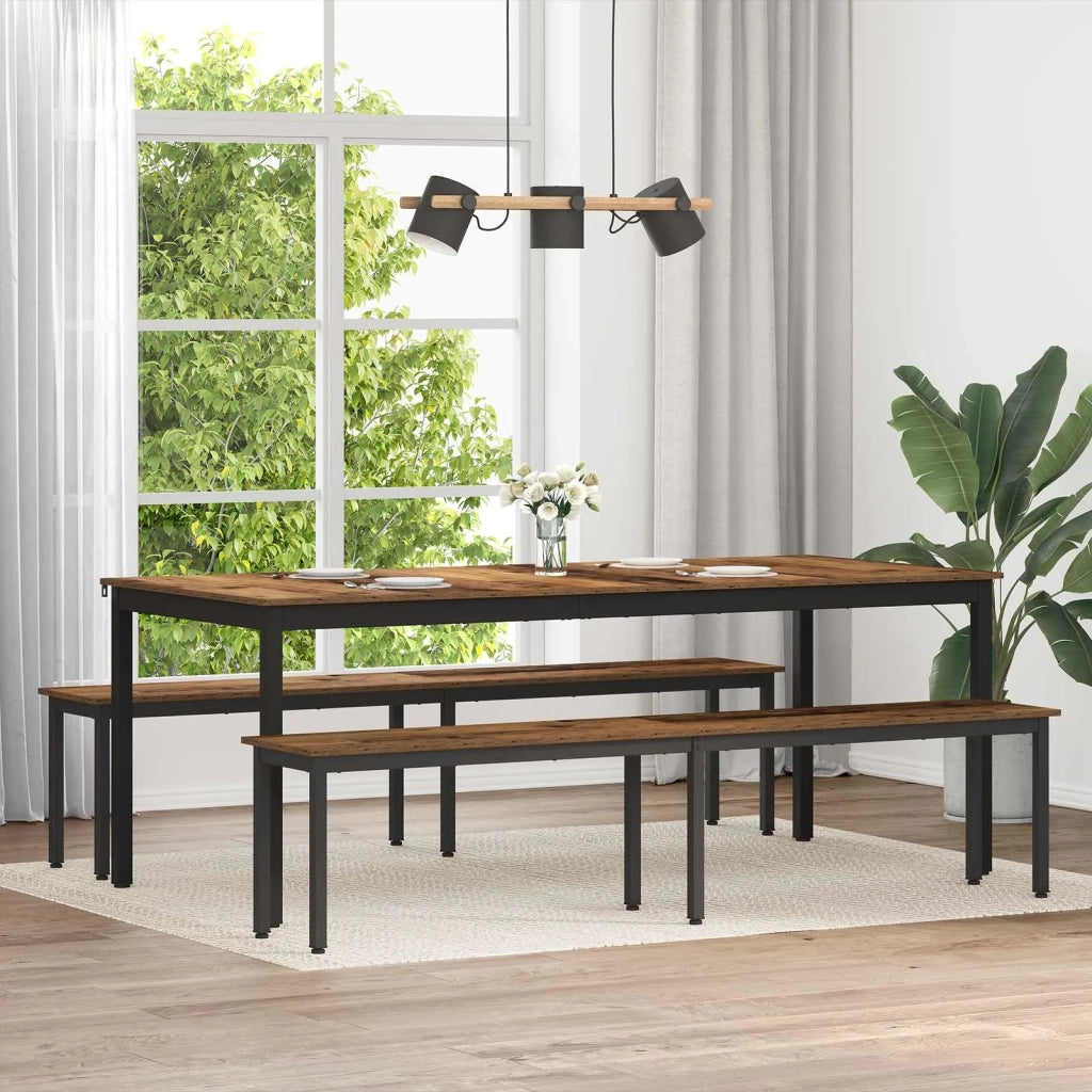 panchina Legno vecchio 200 x 35 x 45 cm Legno multistrato CFW7438447