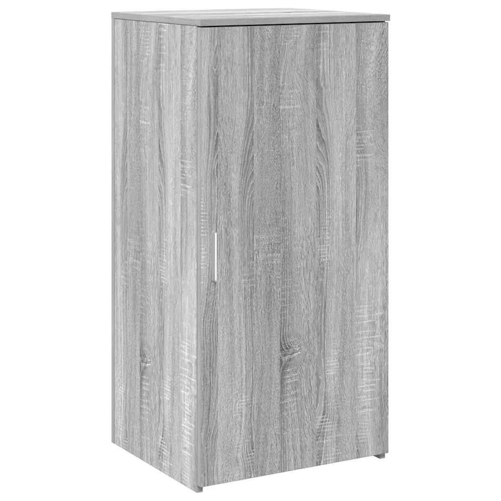 vidaXL Mobile Portaoggetti Grigio Sonoma 50x45x103,5 cm in Truciolato