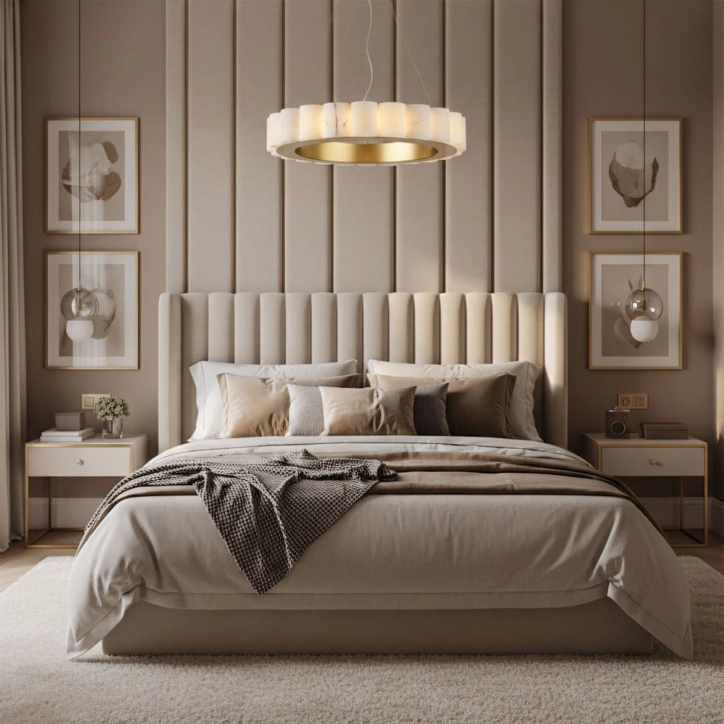 Lampada Da Soffitto App1801-cp 50 Cm Brush Gold