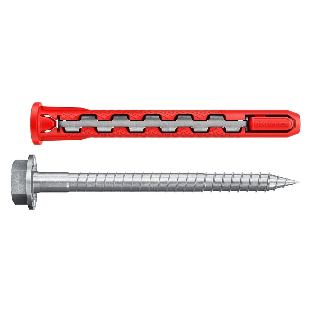Tassello Fischer Hybridpower Fus Nylon con Vite 50 Pezzi 10 x 90 mm