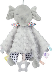 Asciugamano con disegno di elefante - asciugamano per bambini - 1 pezzo - multicolore - 28 x 28 cm