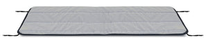 Cuscino trapuntato impermeabile grigio scuro per sedia da giardino AIO FACTORY 150x50 cm