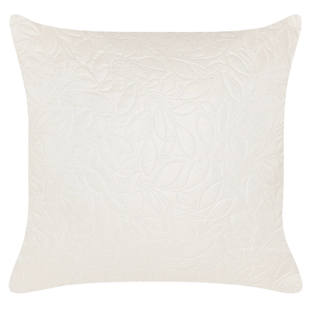 Copriletto in Tessuto Poliestere bianco sporco140 x 210 cm con Cuscini Motivo in Rilievo Decorativo Copriletto Lenzuola classico Camera da Letto