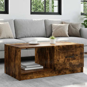 Tavolino da salotto Rovere Fumo 90 x 50 x 37 cm 895880