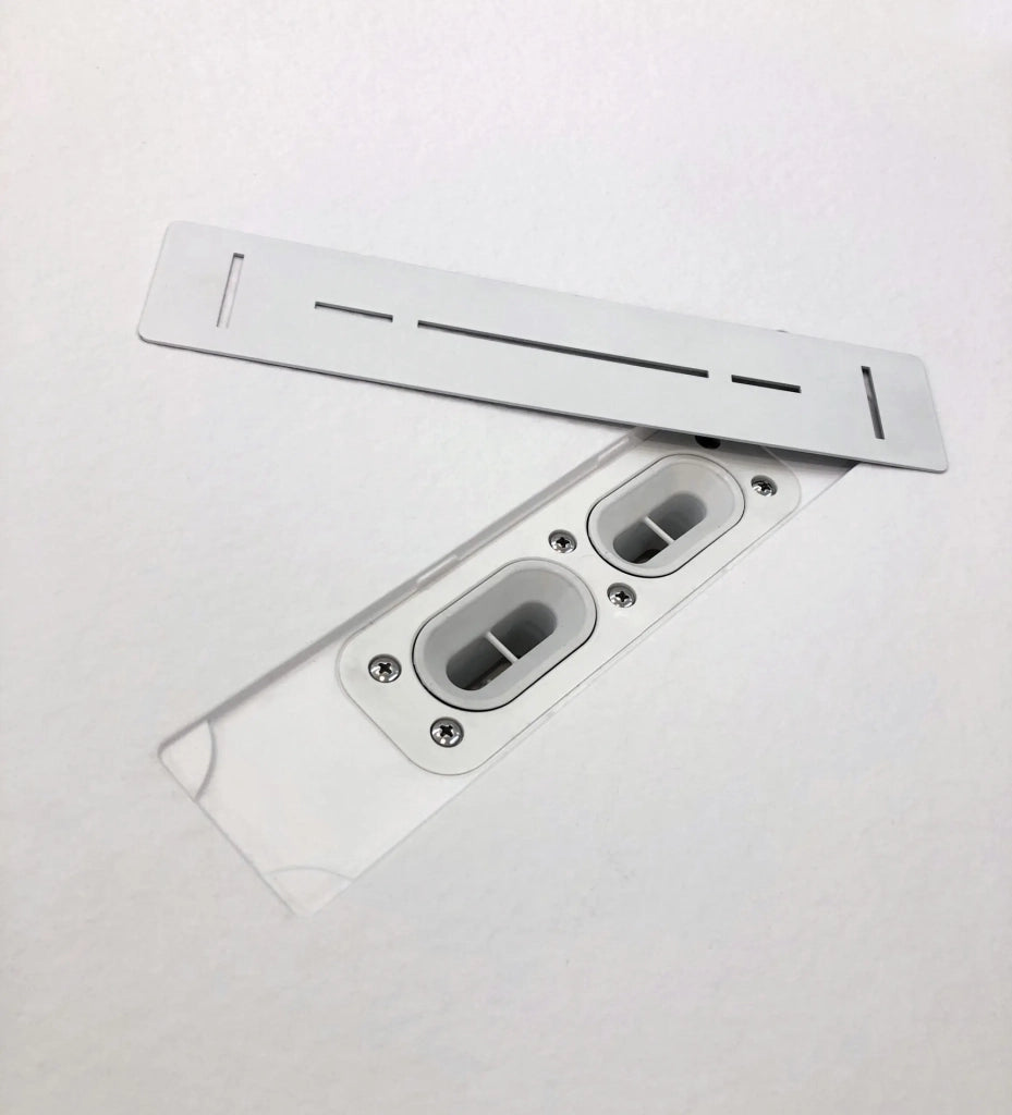 Piatto doccia Ardesia Plus 2,6cm bianco matt 100x70cm