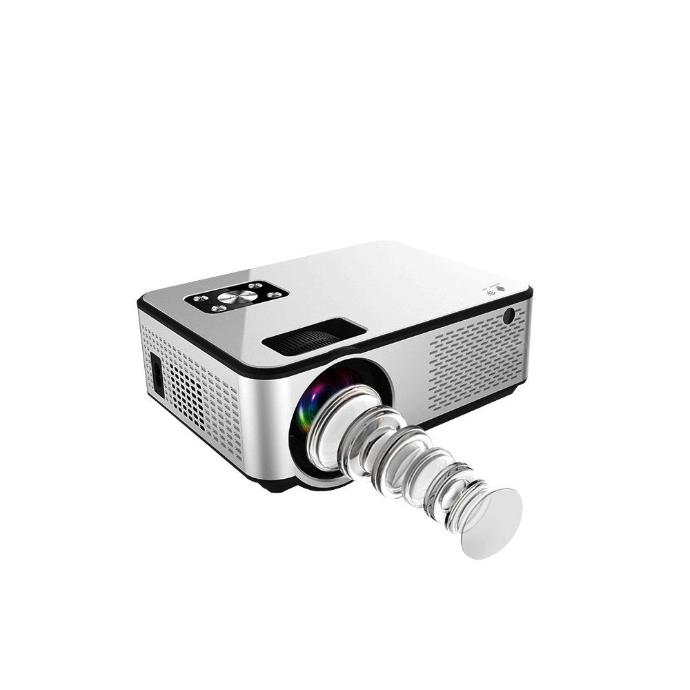 Trade Shop - Mini Video Proiettore Led Full Ultra Hd Home Cinema Wifi Android 11.0 Ab-r36 -