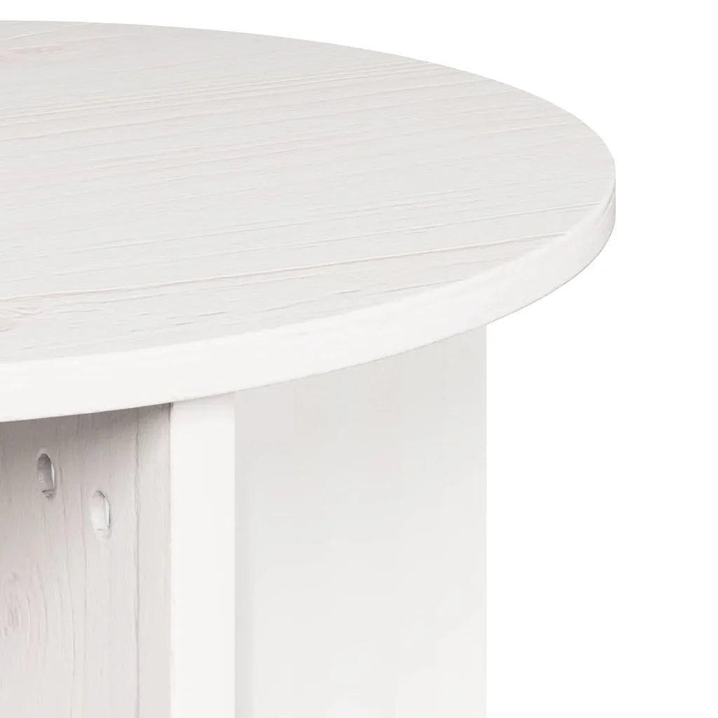 vidaXL Tavolino da salotto 2 pcs Bianco 41.5 x 41.5 x 41 cm