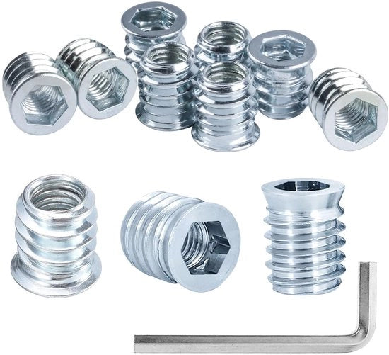 Impugnature a vite a 80 pezzi - Impugnatura per legno - Set di vite a 6 lobi - Impugnatura per vite - Set di viti a 6 lobi - Materiale in acciaio inossidabile a lunga durata - Set di attrezzi per viti a 6 lobi