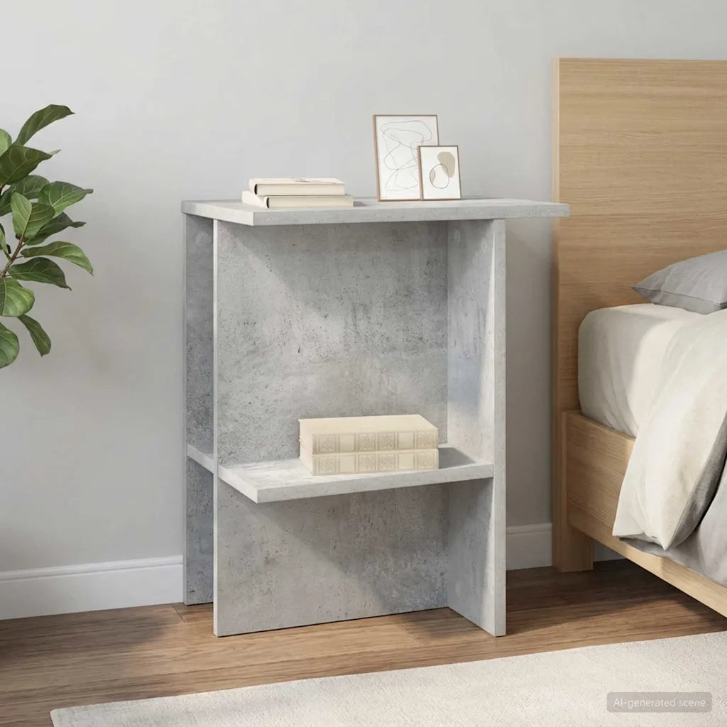 Tavolino da salotto 2 pcs Grigio Cemento 40 x 30 x 49 cm 8001070