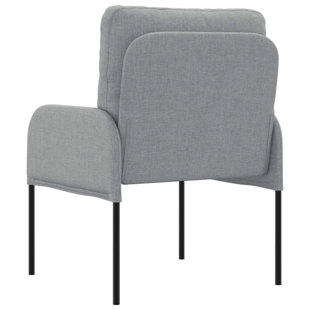 Divani con cuscino 55cm Grigio chiaro Legno compensato
