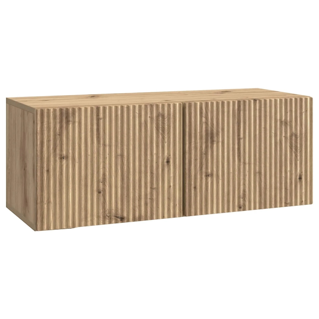 Mobile Porta TV da Muro Rovere Artigianale 78,5 x 31 x 30 cm