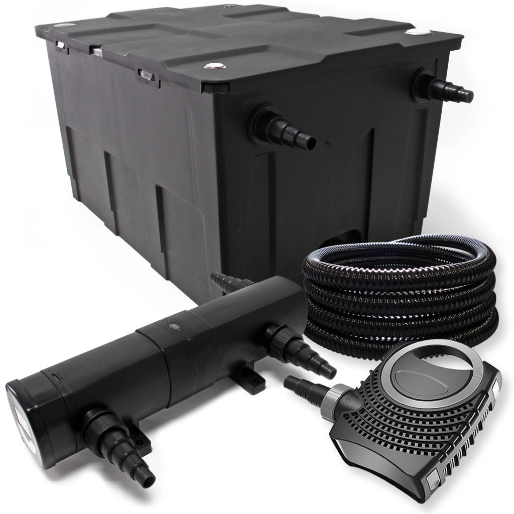 Set filtro 60000l chiarificatore UVC da 24W pompa tubo skimmer pompa fontana
