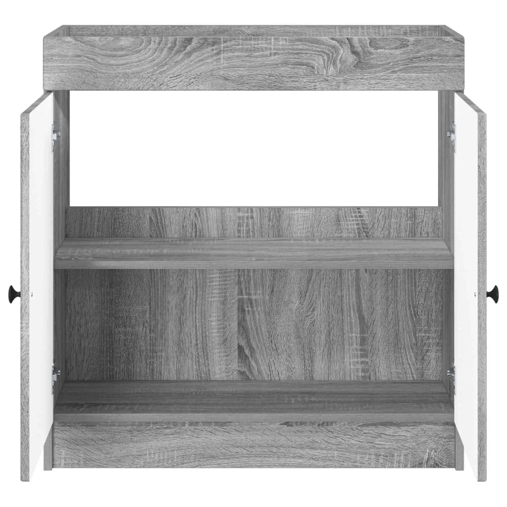 Mobiletto da bagno sotto il lavello Sonoma grigio 890070