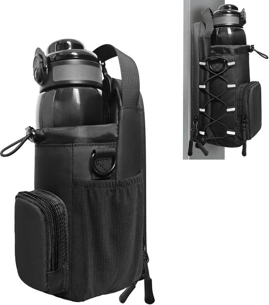 Borsa Sportiva Magnetica per Uomo e Donna – Impermeabile – Capacità fino a 40 OZ – Nero