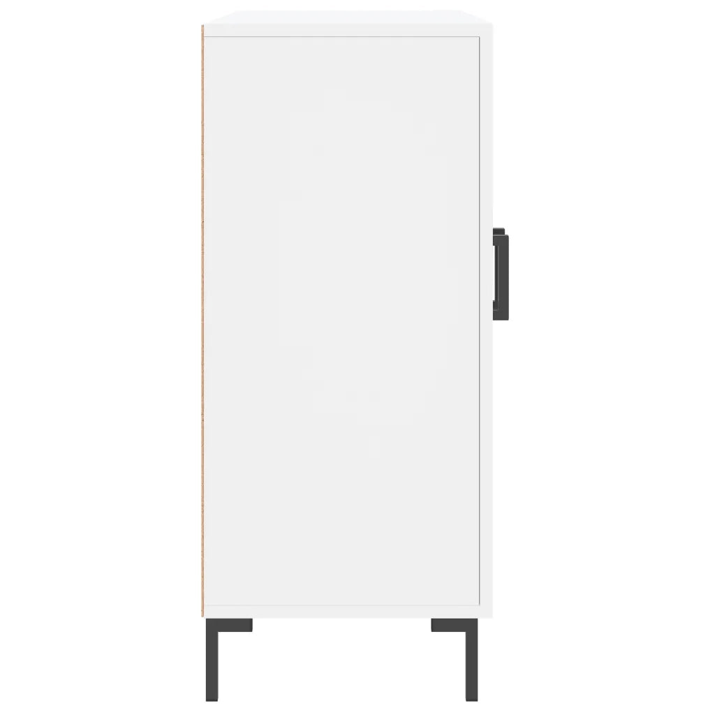Credenza | Madia | Buffet da pranzo | Armadio da pranzo Bianca 90x34x80 cm in Legno Multistrato