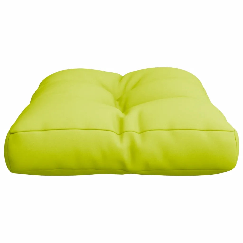 Cuscino per Pallet Verde Brillante 50x40x12 cm in Tessuto